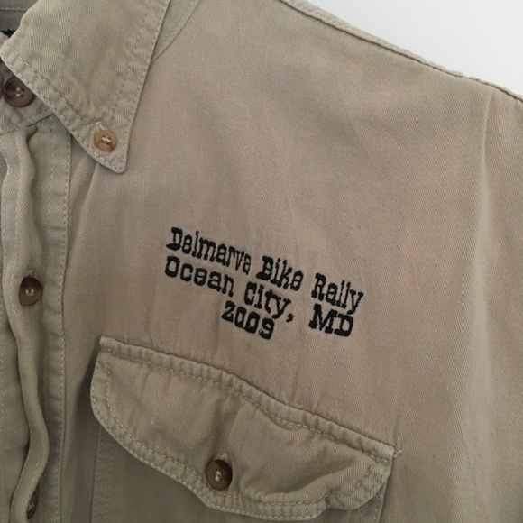 Delmarva Bike Rally 2009 Ocean City MD Motorcycle Shirt Sz 2X Skull Beach - Picture 5 of 10